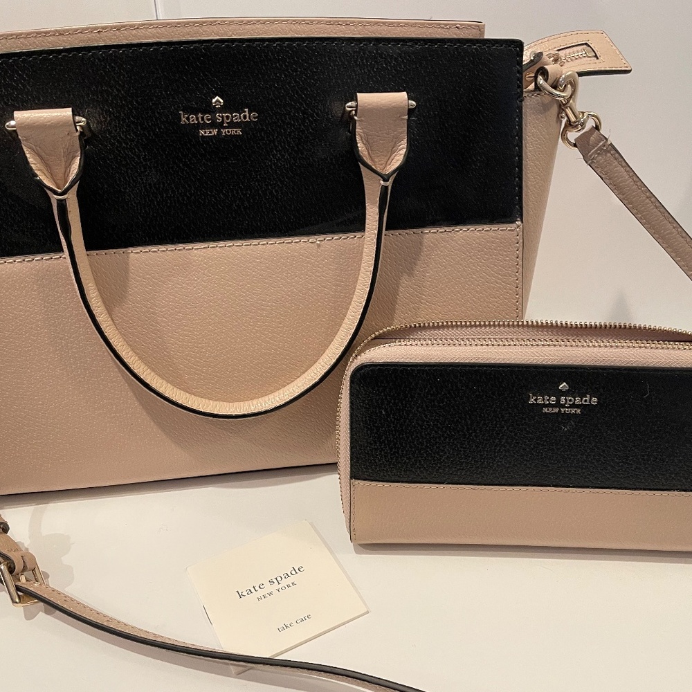 Kate Spade purse and matching wallet